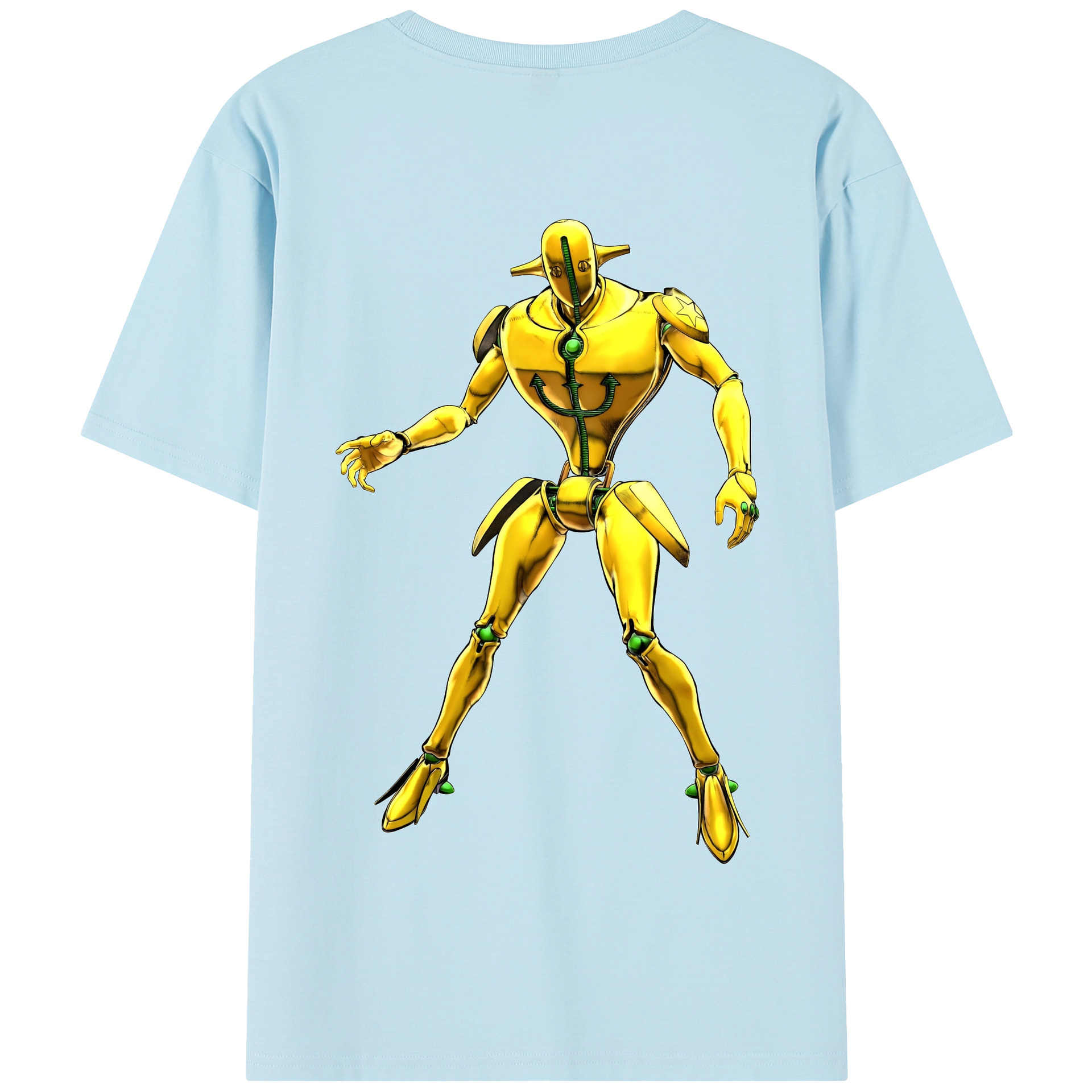 （画像用） ジョジョの奇妙な冒険 JoJo's Bizarre Adventure 綿100％半袖Tシャツ（背面プリント）